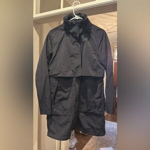 Lulu lemon “always effortless”black Lightweight Zip Pocket rain Jacket